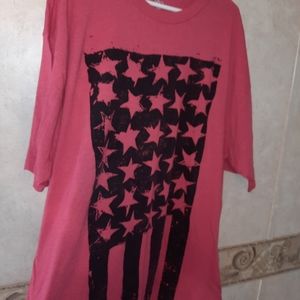 NWOT! Men's Flag Tee. 3XLT